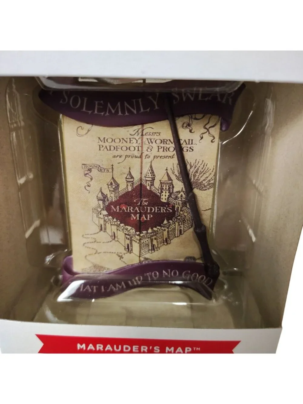 Hallmark Harry Potter Marauders Map Christmas Tree Ornament